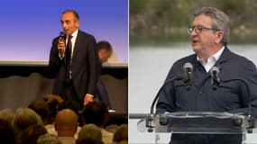 Eric Zemmour et Jean-Luc Mélenchon