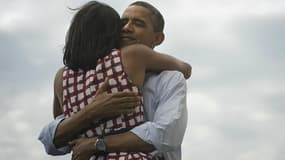 Barack Obama et sa femme Michelle / Capture d'écran du compte Twitter du président américain