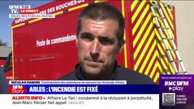 Incendie à Arles: "Le feu est fixé mais n'est pas encore maîtrisé", selon les pompiers