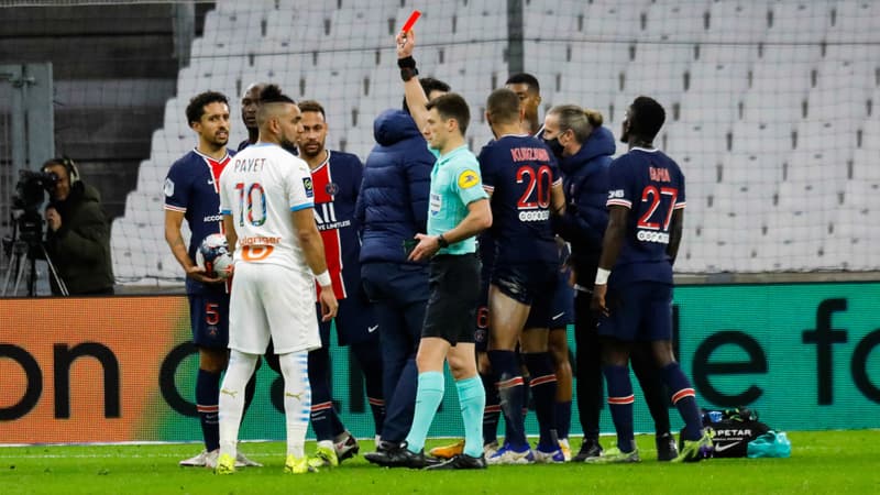OM-PSG: Payet suspendu deux matchs ferme pour son carton rouge