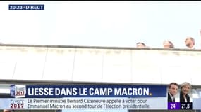 La joie d'Emmanuel Macron sur fond de Marseillaise