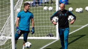 Luca et Zinedine Zidane