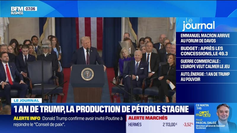 1 an du retour de Trump au pouvoir et la production de pétrole stagne