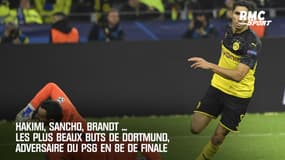 Hakimi, Sancho... les plus beaux buts de Dortmund, adversaire du PSG en 8e