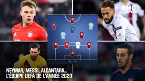 Neymar, Messi, Alcantara... L'équipe UEFA de l'année 2020