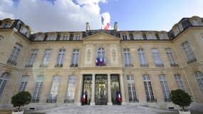 Le palais de l'Elysée à Paris où Emmanuel Macron est de nouveau investi président 
