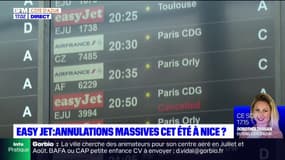 Nice: de nombreux vols Easy Jet annulés cet été?