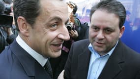 Nicolas Sarkozy et Xavier Bertrand, en 2007.
