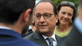 François Hollande le 11 septembre 2015 à Saint-Aignan.