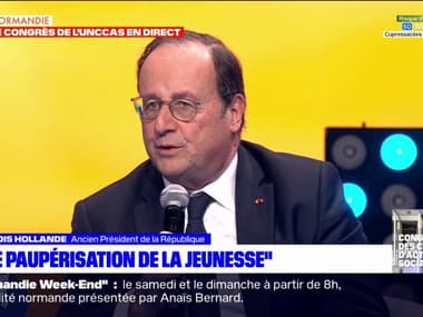 "Il y a une paupérisation de la jeunesse" depuis le Covid, estime François Hollande, invité du congrès de l'UNCCAS