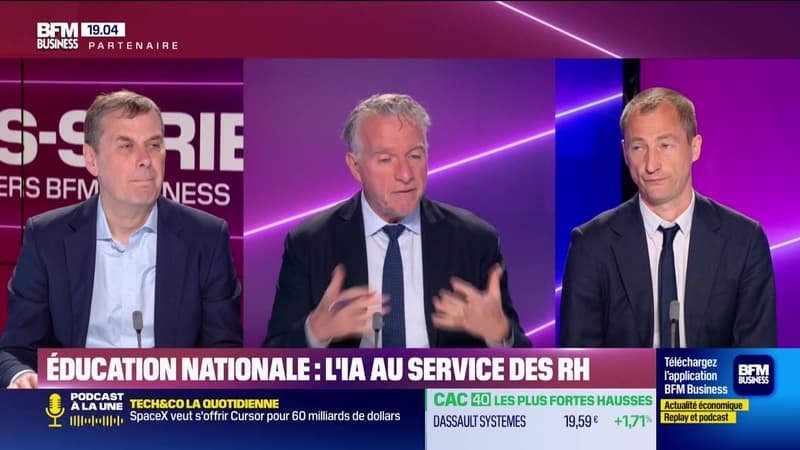 Hors-Série Les Dossiers BFM Business : Éducation nationale, l'IA au service des RH - Samedi 25 avril