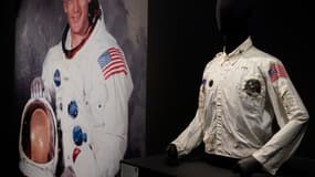 La veste de Buzz Aldrin, exposée à New York le 21 juillet 2022