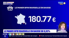 Le Panier BFM Marseille Provence est en baisse de 0,93% avec un coût moyen de 180,77 euros