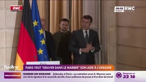 Paris veut "graver dans le marbre" son aide à l'Ukraine