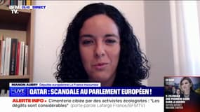 "Je suis choquée mais pas vraiment surprise": Manon Aubry, eurodéputée LFI, réagit aux soupçons de corruption au Parlement européen