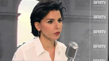 Rachida Dati sur le plateau de BFMTV-RMC, vendredi 13 mars 2015.