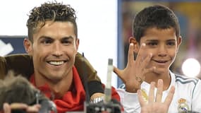 Cristiano Ronaldo avec son fils, Cristiano Jr