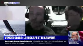 Kevin Escoffier: "Je n'arrive toujours pas à me remettre d'avoir cassé le bateau en deux"