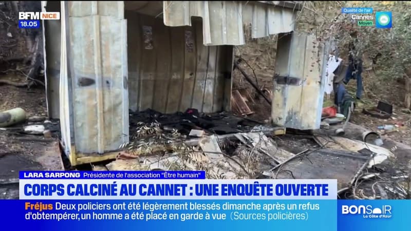 Le Cannet: une enquête ouverte après la découverte d'un corps calciné