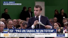 Limite à 80 km/h: Emmanuel Macron considère que "par les propositions, on pourrait trouver quelque chose de plus pragmatique"