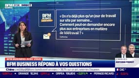 BFM Business avec vous : Comment peut-on demander encore plus aux entreprises en matière de télétravail ? - 13/04