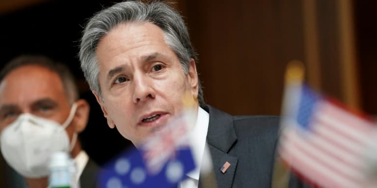 Le secrétaire d'État américain Antony Blinken, le 6 mars 2022