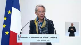 Elisabeth Borne le 14 janvier 2021