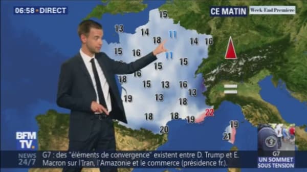 Les températures de ce dimanche matin Les températures de ce dimanche matin