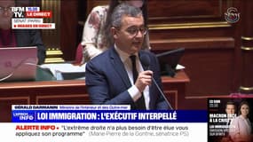 Loi immigration: Gérald Darmanin regrette la "vision partiale et partielle du texte" de Marie-Pierre de La Gontrie 