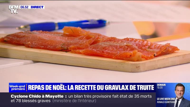 Regarder la vidéo Optez pour le gravlax de truite, plus économique que le saumon, pour vos repas de Noël