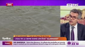 Baignade dans la Seine : "Les mesures qui s'appliquent en période de baignade, ne s'appliquent pas aujourd'hui", justifie Marc Guillaume, préfet de la région Île-de-France