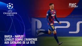 Barça-Naples: Lenglet ouvre le score pour les Catalans d'une tête contestée