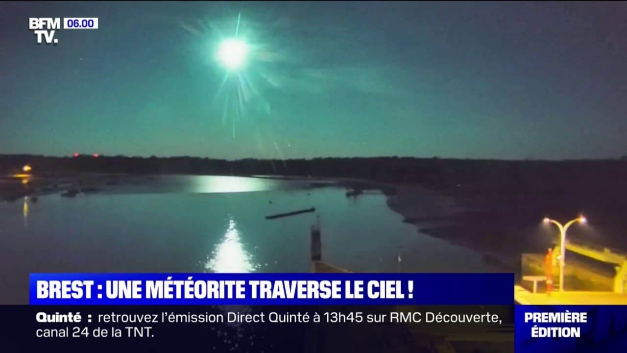 Une Météorite A Traversé Le Ciel De La Bretagne Dimanche Soir, Peu ...