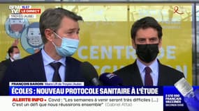 François Baroin, maire LR de Troyes: la question de la fermeture des écoles "doit être ouverte" dans les territoires les plus impactés