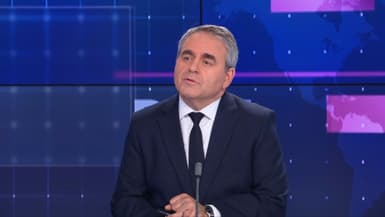 Xavier Bertrand sur le plateau de BFMTV le 19 janvier 2022
