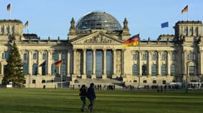 Le palais du Reichstag, le 16 décembre 2013 à Berlin. 