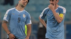 Luis Suarez et Diego Godin