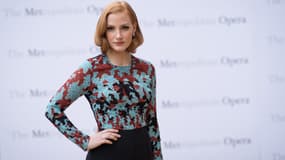 L'actrice Jessica Chastain au Metropolitan Opera de New York 