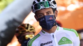 Egan Bernal le 19 août 2021 sur la Vuelta.