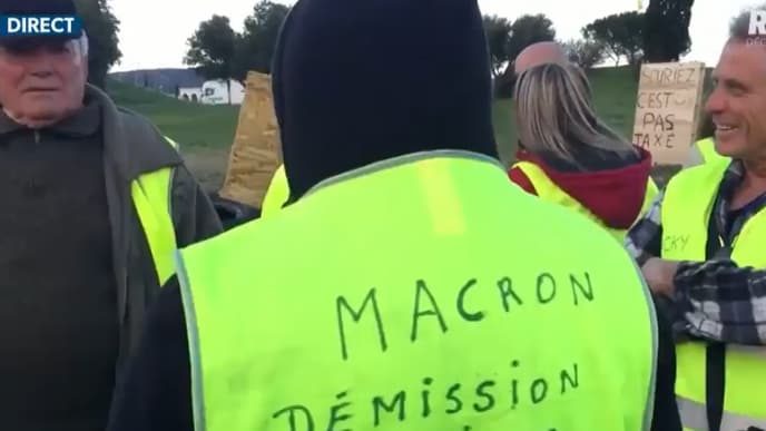 "Marcher sur l'Elysée?": les avis divisés des "gilets jaunes"