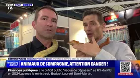 NAC: Cédric Faiche, le reporter de Première Édition, en bonne compagnie à l'Animal Expo, au Parc Floral