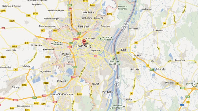 Un important dispositif policier a été déployé devant des lycées de Strasbourg après que des menaces ont été proférées sur Internet.