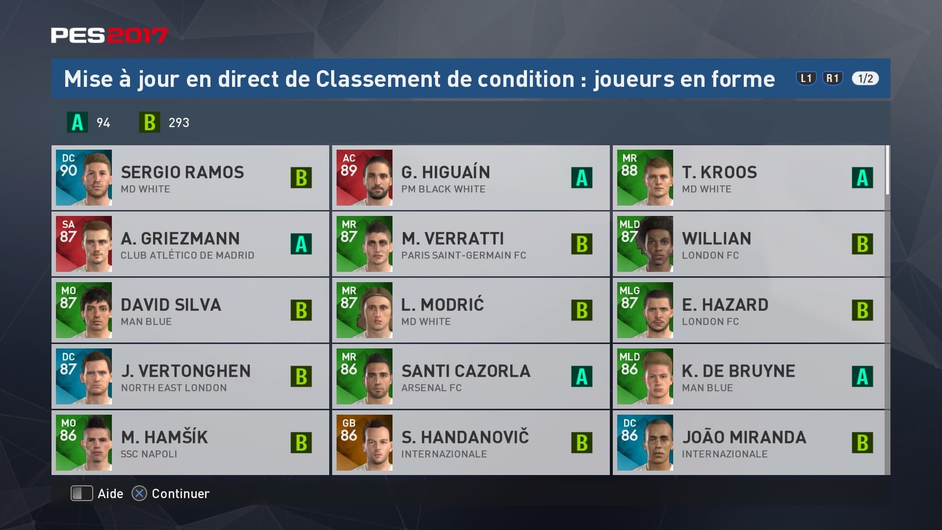 La nouvelle présentation de l'update des joueurs en ligne La nouvelle présentation de l'update des joueurs en ligne