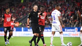Ruddy Buquet lors du match Rennes-OL (3-1, L1), le 14 septembre 2025