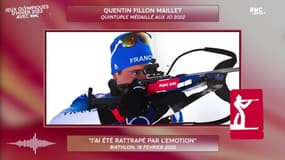 JO 2022 / Biathlon (mass start) : Fillon Maillet a été "rattrapé par l'émotion" sur le dernier tir
