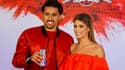 Marquinhos et sa femme Carol Cabrino, à Paris le 4 février 2019