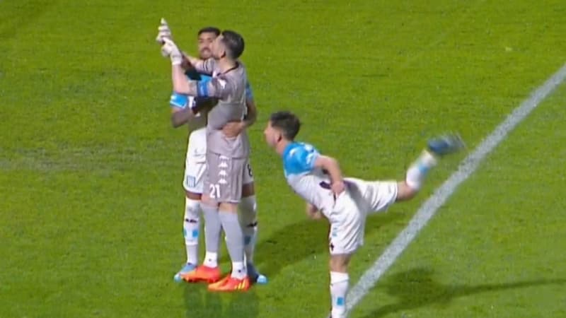Platense-Racing Club : le geste obscène du gardien chilien Gabriel Arias
