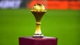 Le trophée de la Coupe d'Afrique des Nations lors de la dernière édition, au Cameroun en février 2022