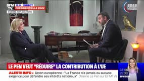 Marine Le Pen, interdite de séjour en Ukraine, ne regrette "pas du tout" d'avoir nié l'annexion de la Crimée par la Russie