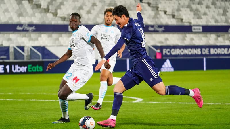 Hwang lors de Bordeaux-OM